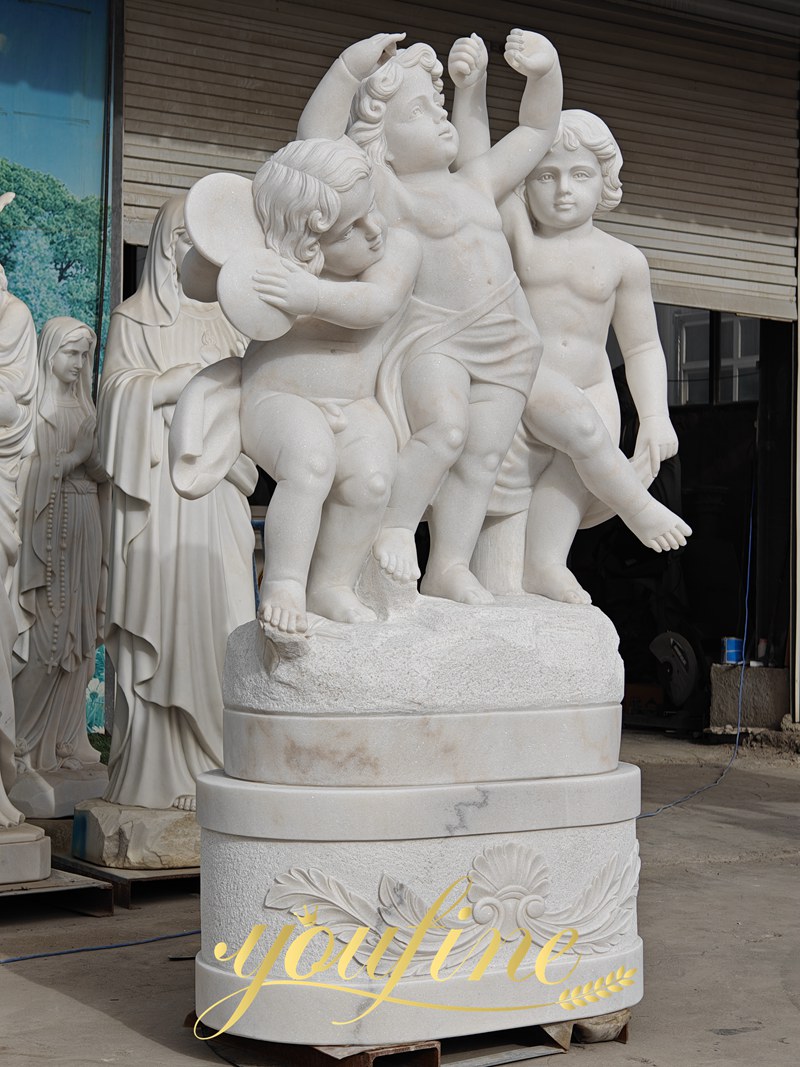 Custom-Marble-children-sculpture-for-Garden-Decor-for-sale